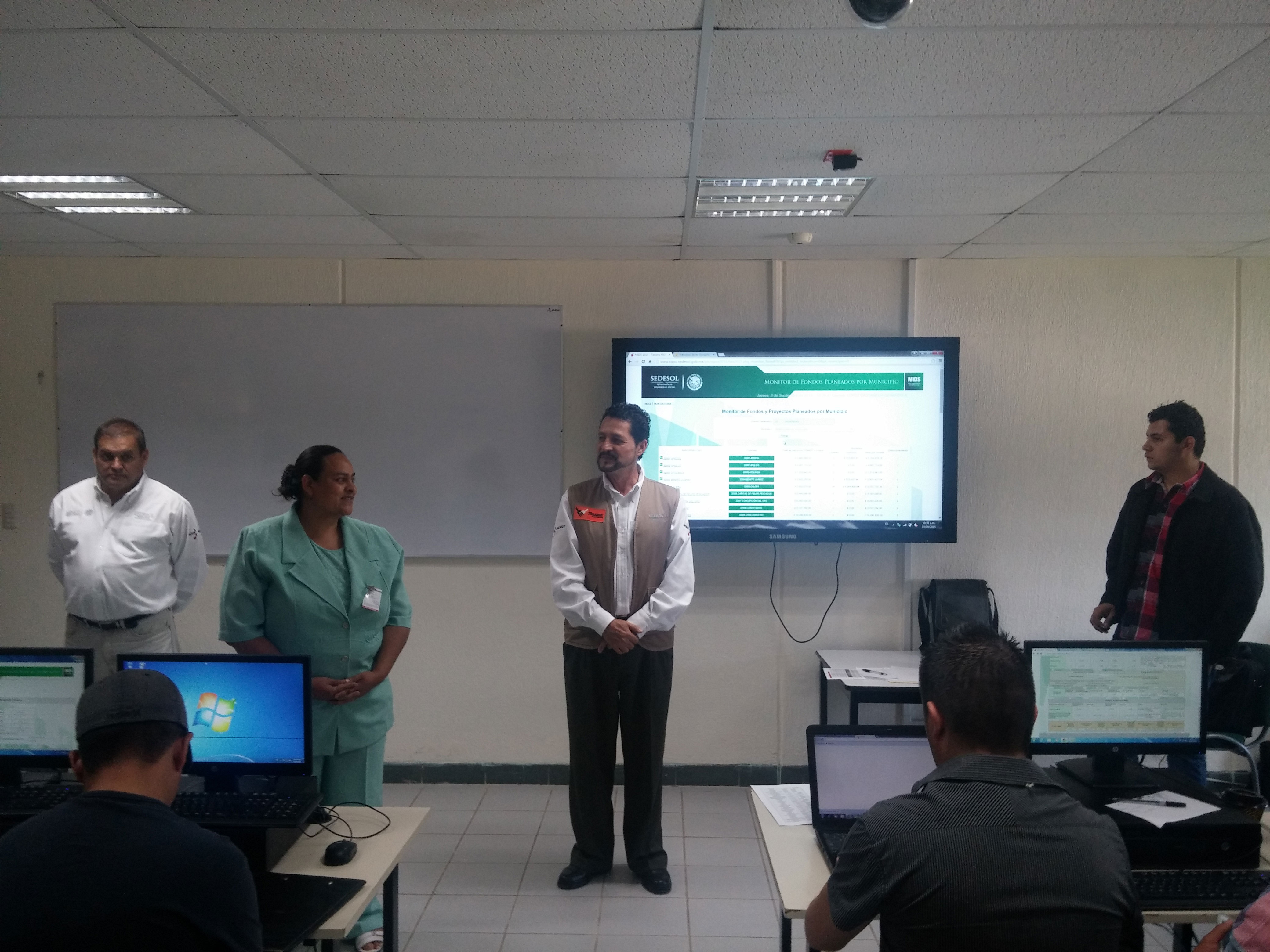 Taller impartido por personal de SEDESOL