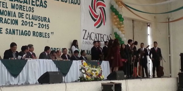 Ceremonia de Clausura de la generación 2012- 2015 del Colegio de Bachilleres Planel Morelos
