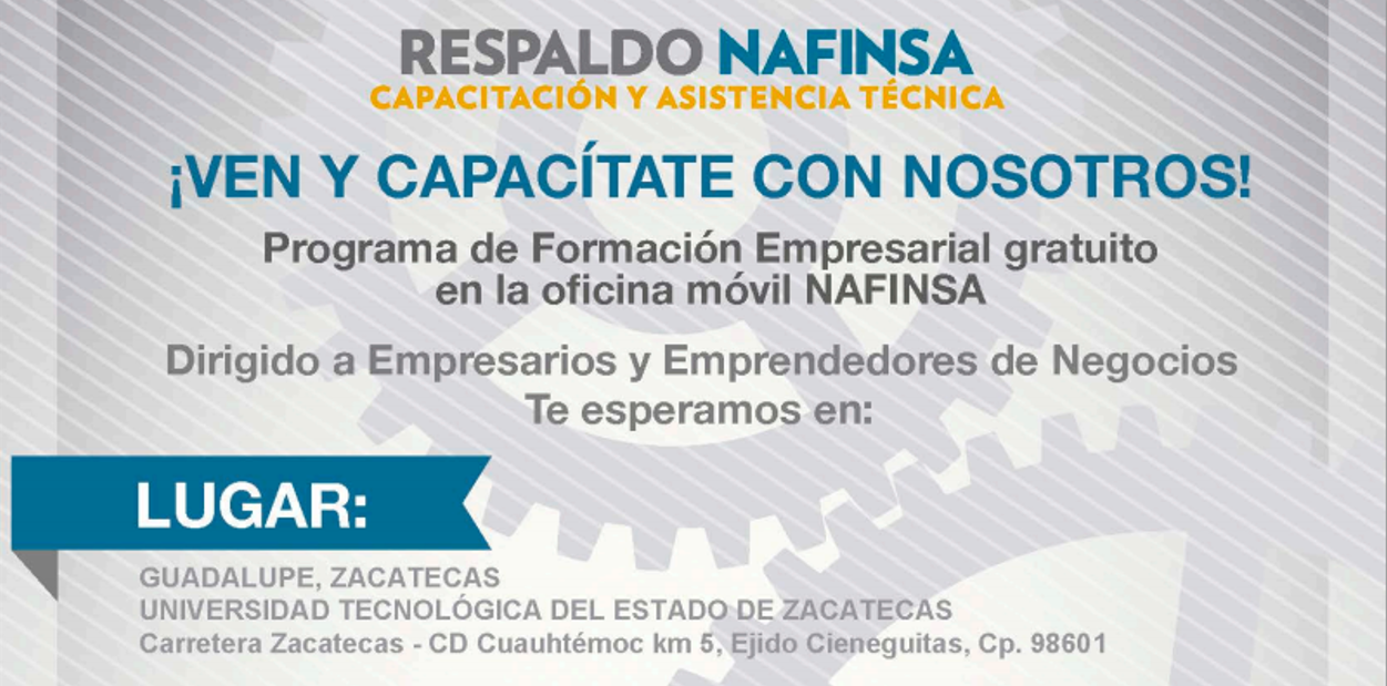 Programa de formación Empresarial gratuito en la oficina móvil NAFINSA