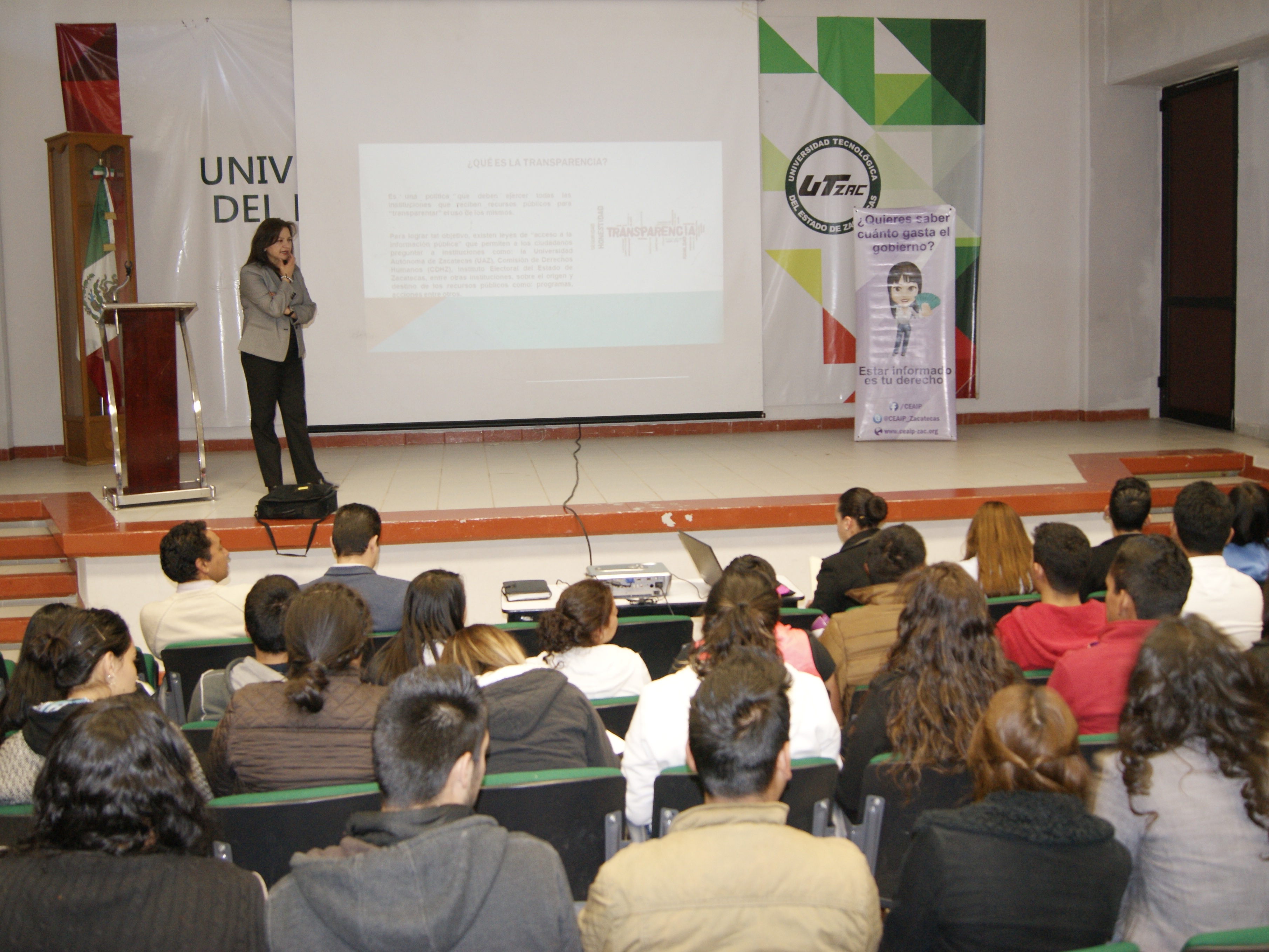 Conferencia Derecho a la Información y uso del Sistema INFOMEX Zacatecas