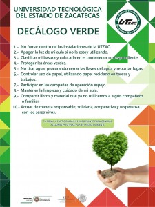 DECALOGO VERDE