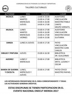 ACTIVIDADES CULTURALES Y DEPORTIVAS 2016-1 copy