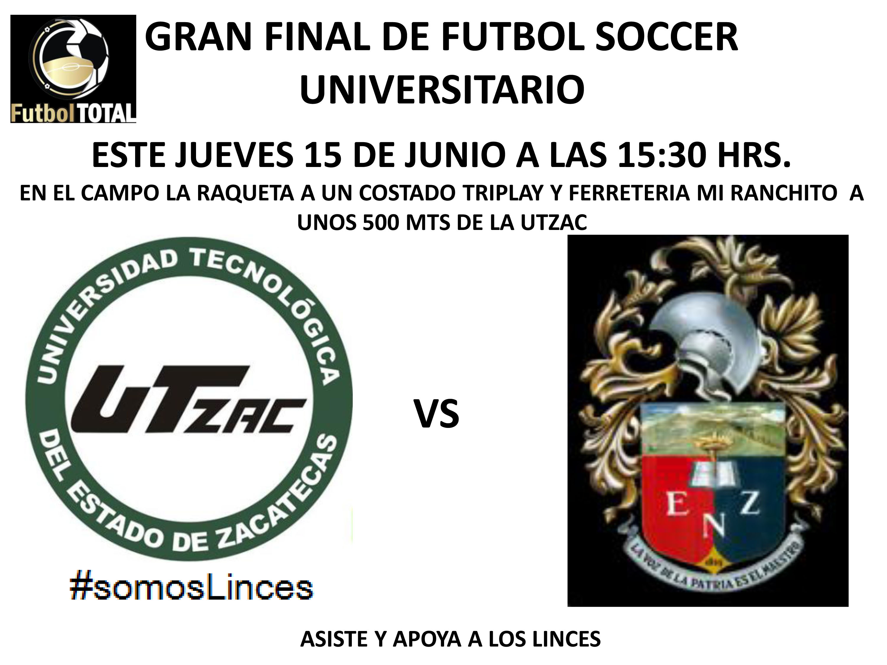 Final de Futbol soccer universitario