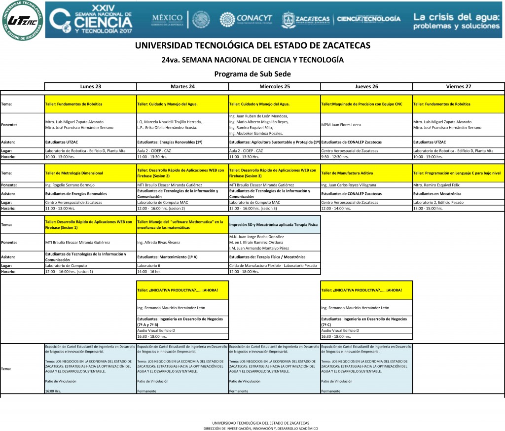 Programa 24va SNCyT en la UTZAC a COZCYT v 171018.xlsx