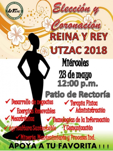 Invita Rectoría de la UTZAC a celebrar el Día del Estudiante