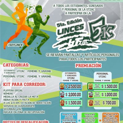 poster carrera 5k