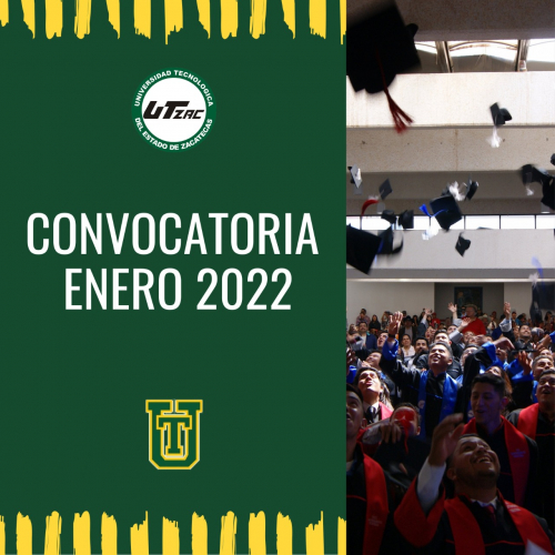 CONVOCATORIA Nuevo Ingreso TSU Enero-Abril 2022