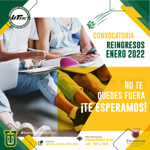 CONVOCATORIA REINGRESOS ENERO 2022