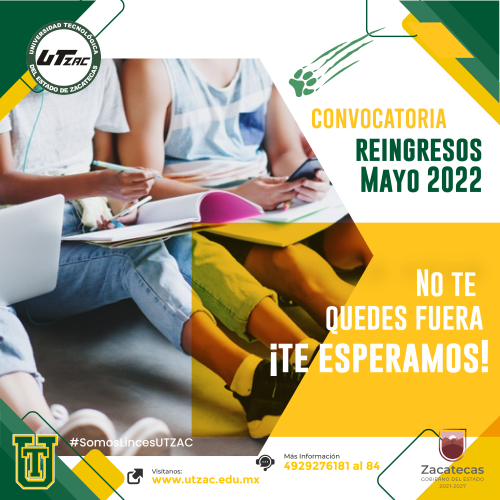 CONVOCATORIA REINGRESOS MAYO 2022