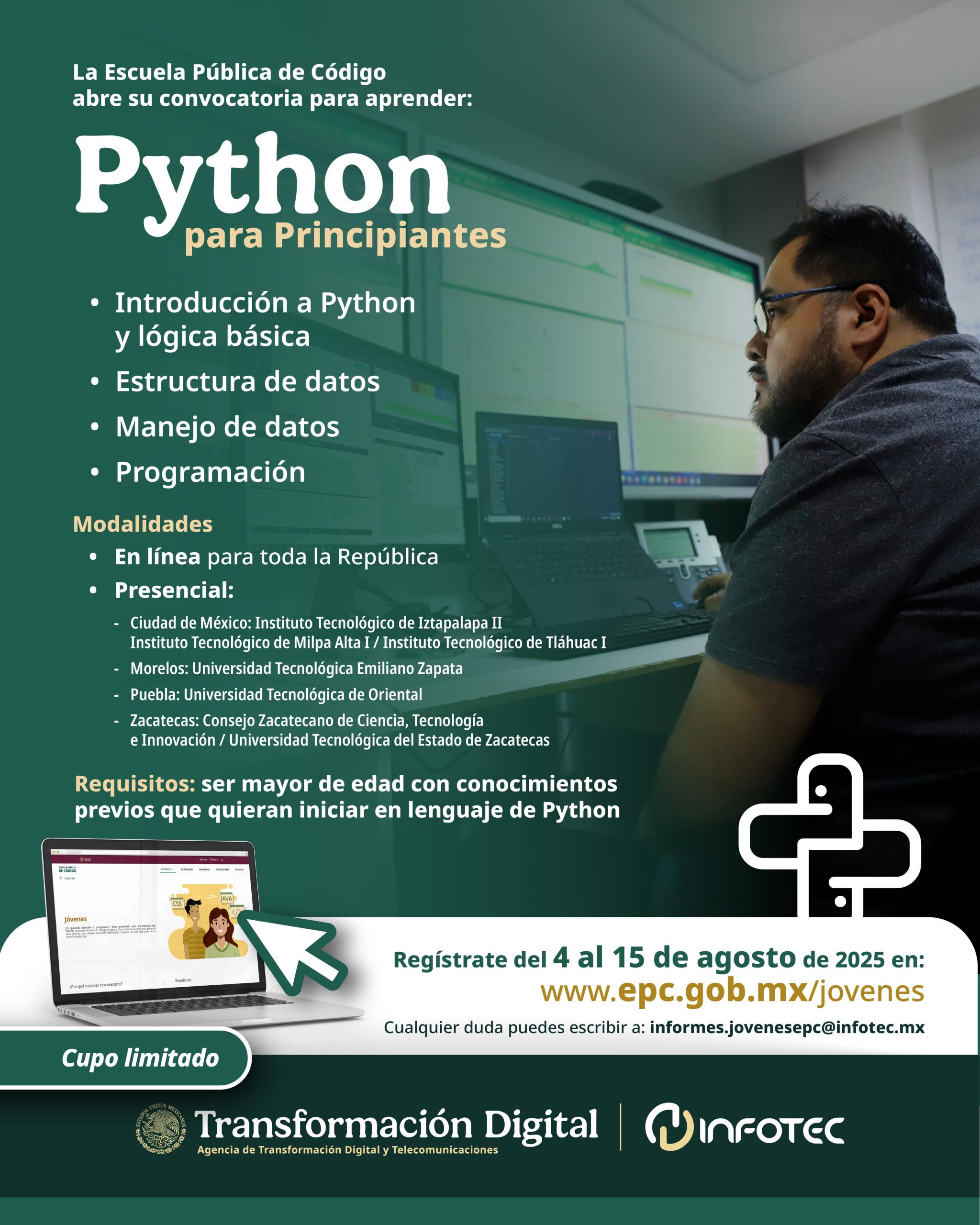 ¡Transforma tu futuro! Aprende a programar