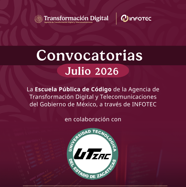 CONVOCATORIAS INFOTEC Julio 2026
